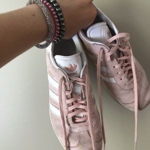 Light pink Adidas Gazelle Sneakers